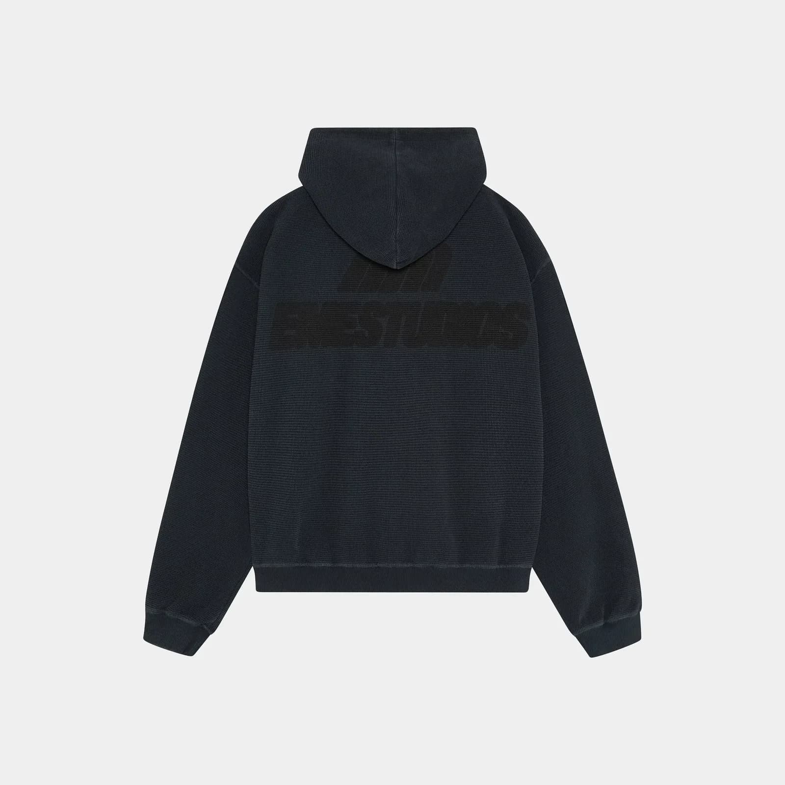 Waffle Navy Croped Boxy Full Zip Add to wishlist button